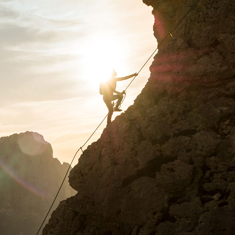Klettersteige in den Dolomiten